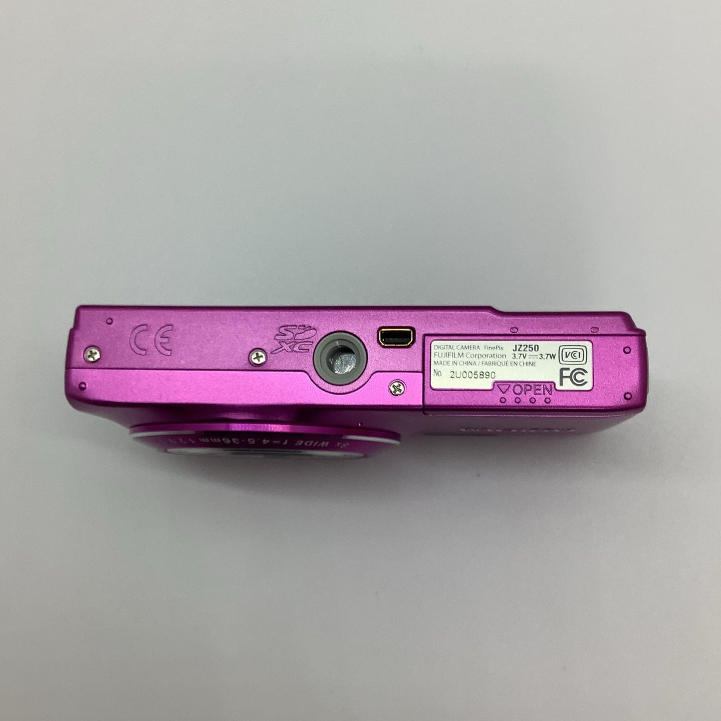 【全額返金保証】【最速発送】FUJIFILM コンパクトデジタルカメラ FinePix JZ250 ピンク 超美品 動作確認済