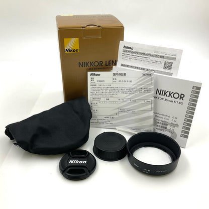 【全額返金保証】【最速発送】Nikon AF-S DX NIKKOR 35mm f/1.8G 動作確認済