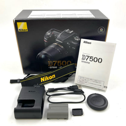 【全額返金保証】【最速発送】Nikon デジタル一眼 D7500 ボディ ブラック 美品 動作確認済