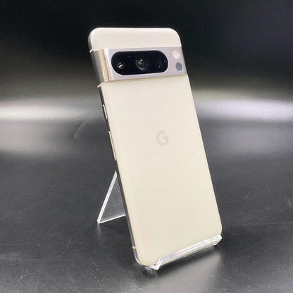 【全額返金保証】【最速発送】Google Pixel 8 Pro 256GB Porcelain SIMフリー GE9DP 白ロム 美品 動作確認済