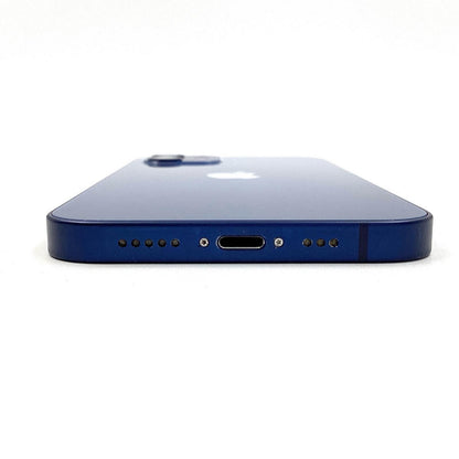 【全額返金保証】【最速発送】Apple iPhone iPhone 12 256GB ブルー docomo 白ロム 動作確認済 85%