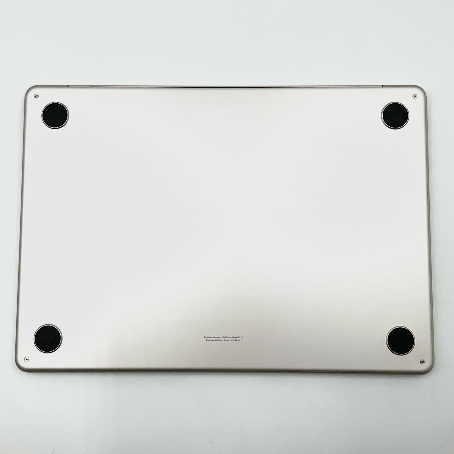 【全額返金保証】【最速発送】Apple MacBook Air 13.6インチ 2024 Apple M3 16GB SSD 512GB スターライト 98.8% 美品 動作確認済