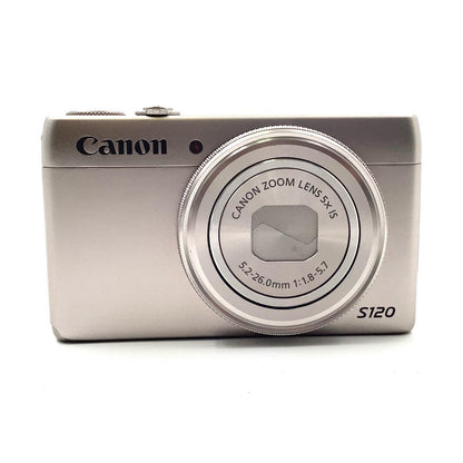 【全額返金保証】【最速発送】Canon コンパクトデジタルカメラ PowerShot S120 [シルバー] 美品 動作確認済