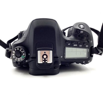 【全額返金保証】【最速発送】Canon デジタル一眼 EOS 80D ボディ ブラック 美品 動作確認済