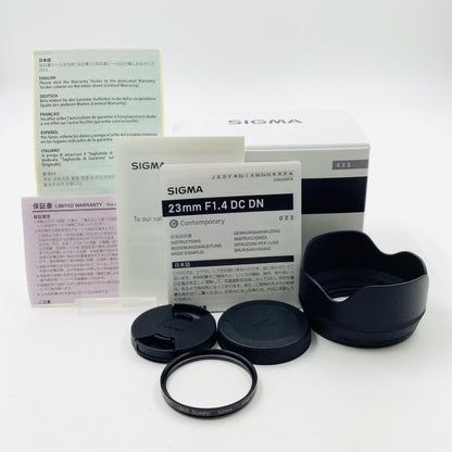 【全額返金保証】【最速発送】SIGMA 23mm F1.4 DC DN 超美品 動作確認済