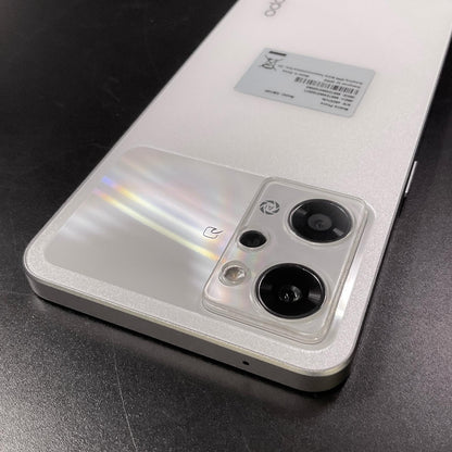 【全額返金保証】【最速発送】OPPO Reno 9 A 128GB ムーンホワイト Softbank A301OP 白ロム 超美品 動作確認済