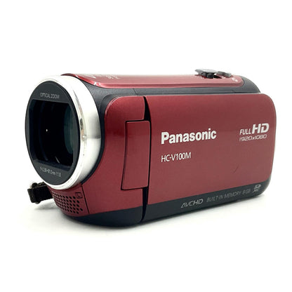 【全額返金保証】【最速発送】Panasonic HC-V100M-R [レッド] 動作確認済