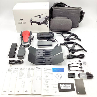 【全額返金保証】【最速発送】DJI Mavic Air Fly More コンボ [フレイムレッド] 美品 動作確認済