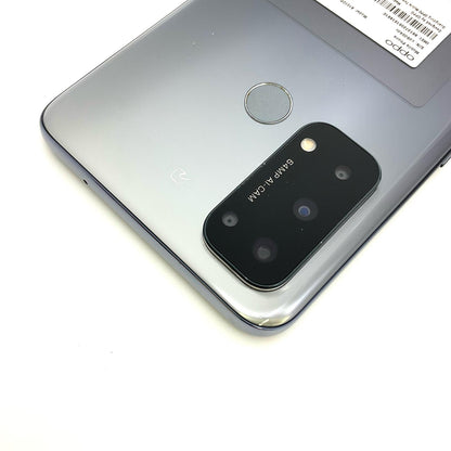 【全額返金保証】【最速発送】OPPO Reno 5 A 128GB シルバーブラック Softbank A101OP 白ロム 動作確認済
