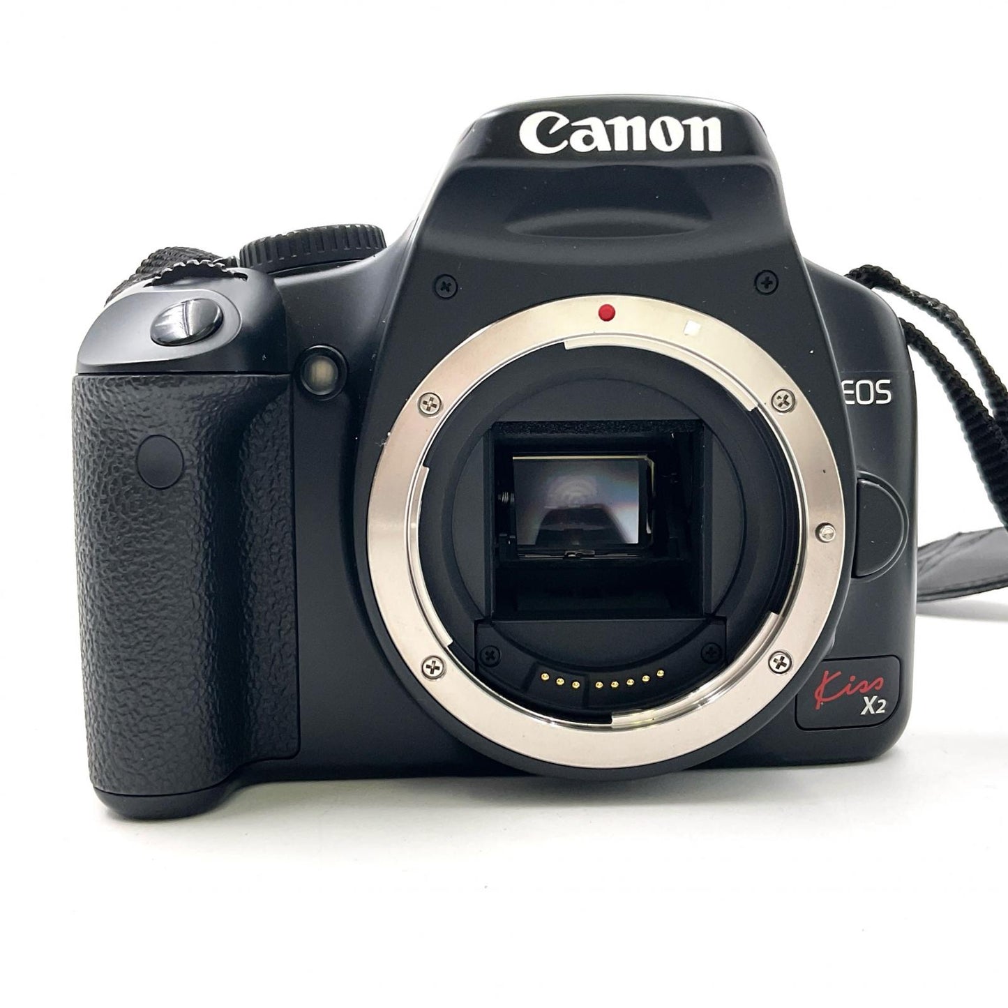 【全額返金保証】【最速発送】Canon デジタル一眼 EOS Kiss X2 ボディ ブラック 動作確認済