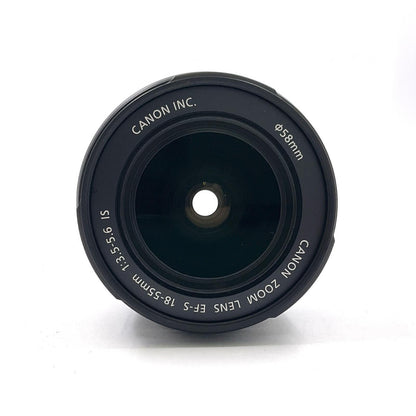 【全額返金保証】【最速発送】Canon ZOOM LENS EF-S  18-55mm 1:3.5-5.6 IS  動作確認済