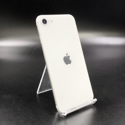 【全額返金保証】【最速発送】Apple iPhone iPhone SE（第2世代） 64GB ホワイト docomo SIMフリー 白ロム 動作確認済 80%