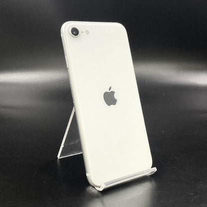 【最速発送】Apple iPhone iPhone SE（第2世代） 64GB ホワイト au 白ロム【難有】 72%