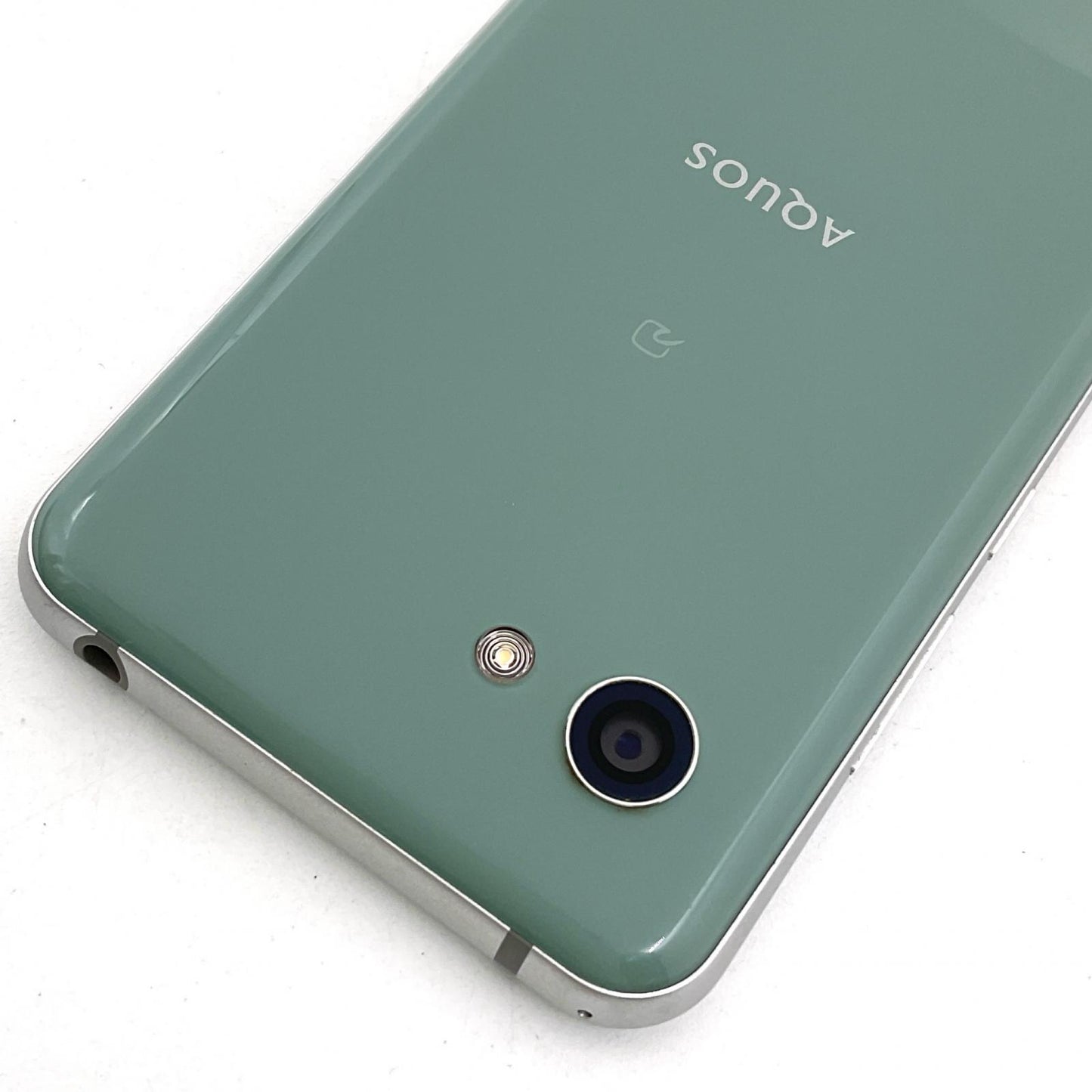 【全額返金保証】【最速発送】SHARP AQUOS R2　compact 64GB スモーキーグリーン Softbank 803SH 白ロム 動作確認済