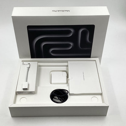 【全額返金保証】【最速発送】Apple MacBook Pro 14インチ 2023 Apple M3 Pro 18GB SSD 512GB スペースブラック 99% 美品 動作確認済