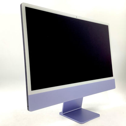【全額返金保証】【最速発送】Apple iMac 24インチ Apple M1 8GB SSD 256GB パープル 美品 動作確認済