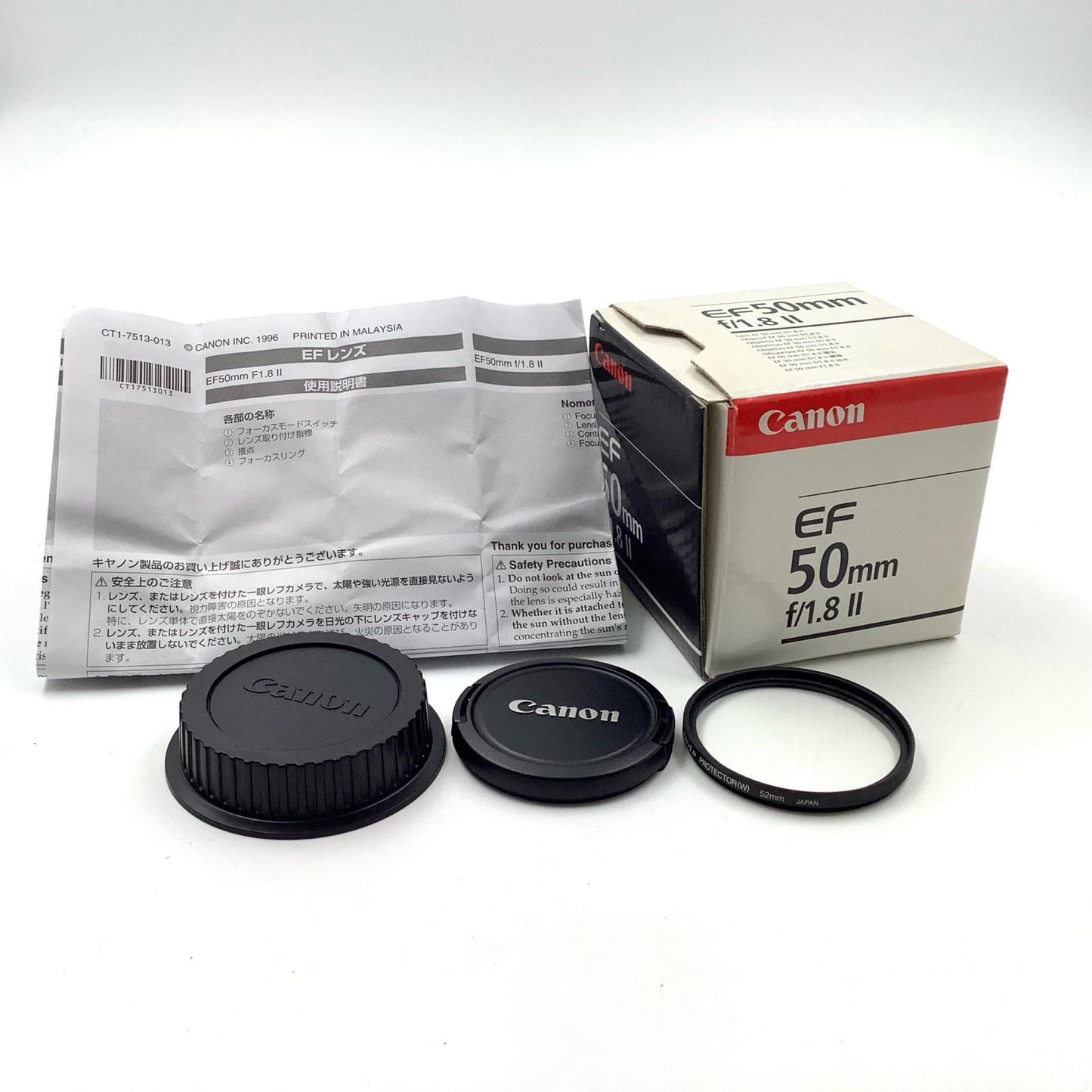 【全額返金保証】【最速発送】Canon EF50mm F1.8 II 美品 動作確認済