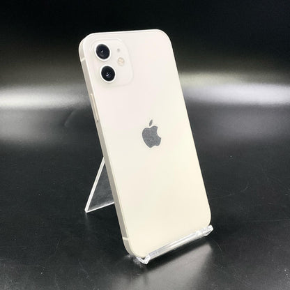 【全額返金保証】【最速発送】Apple iPhone iPhone 12 64GB ホワイト Softbank SIMフリー 白ロム 美品 動作確認済 85%