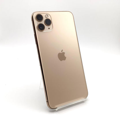【全額返金保証】【最速発送】Apple iPhone iPhone 11 Pro Max 256GB ゴールド au 白ロム 動作確認済 79%