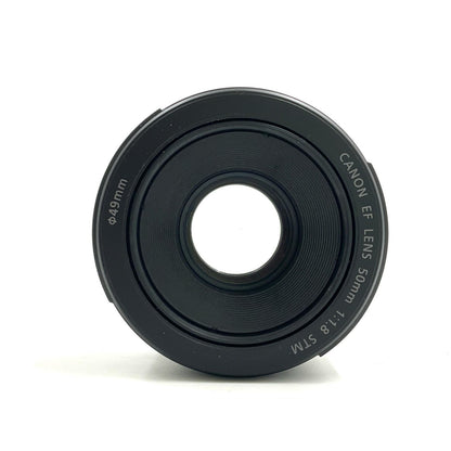 【全額返金保証】【最速発送】Canon EF50mm F1.8 STM 美品 動作確認済