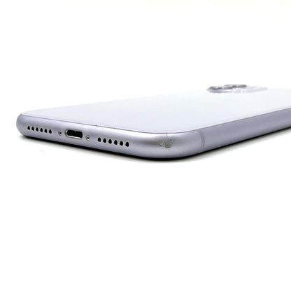 【全額返金保証】【最速発送】Apple iPhone iPhone 11 64GB パープル au 白ロム 動作確認済 83%