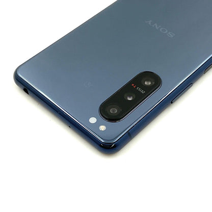 【最速発送】Sony Xperia 5 II 128GB ブルー au SOG02 白ロム【難有】
