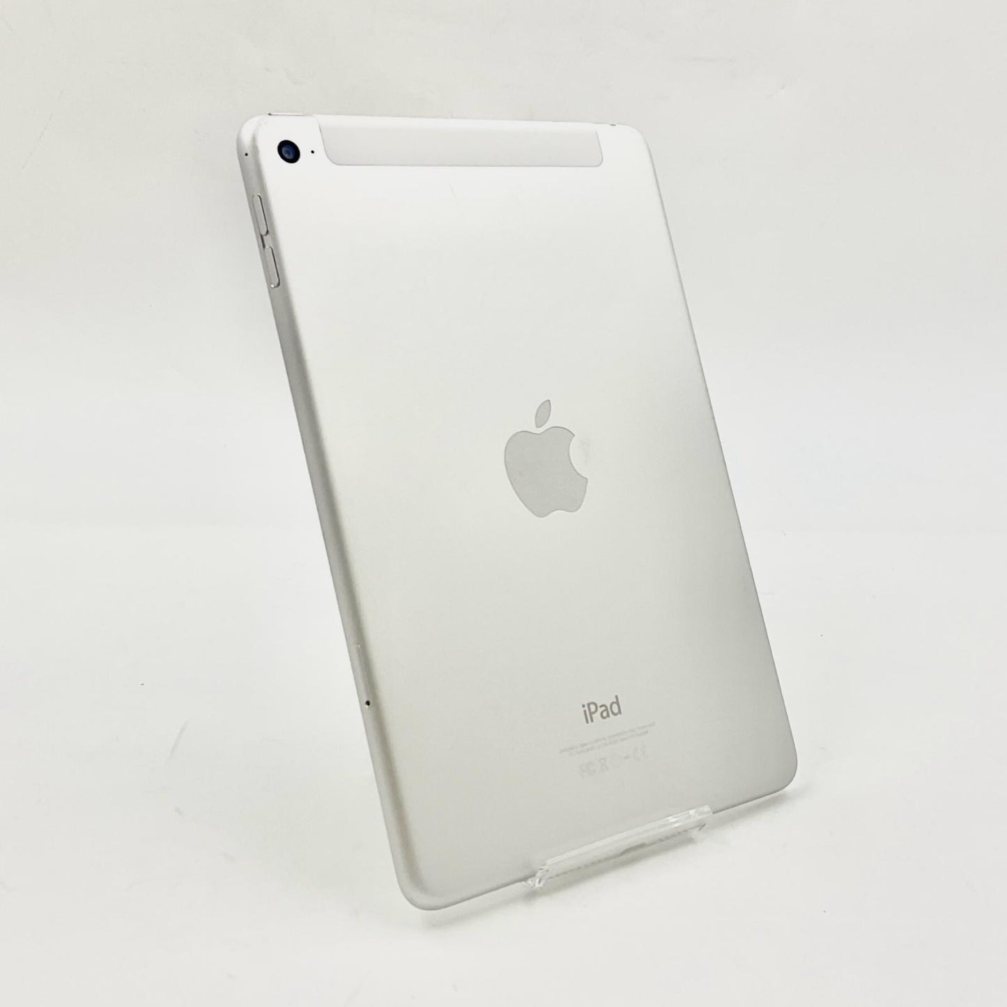 【全額返金保証】【最速発送】Apple iPad mini 7.9インチ 第4世代 128GB シルバー WiFi+Cellular docomo 白ロム 動作確認済