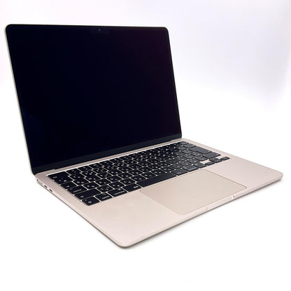 【全額返金保証】【最速発送】Apple MacBook Air 13.6インチ 2022 Apple M2 8GB SSD 256GB スターライト 100% 動作確認済