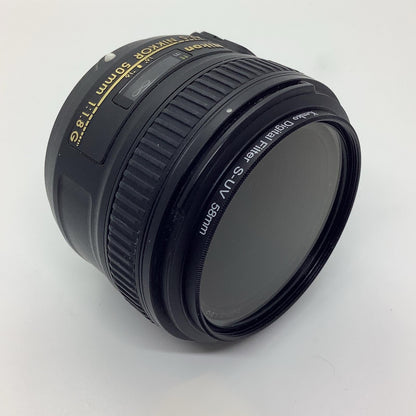 【全額返金保証】【最速発送】Nikon AF-S NIKKOR 50mm f/1.8G 動作確認済