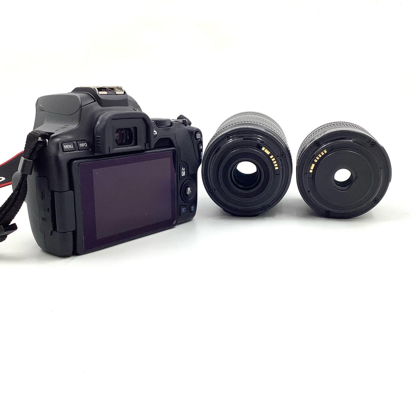 【全額返金保証】【最速発送】Canon デジタル一眼 EOS Kiss X10 ダブルズームキット ブラック 動作確認済