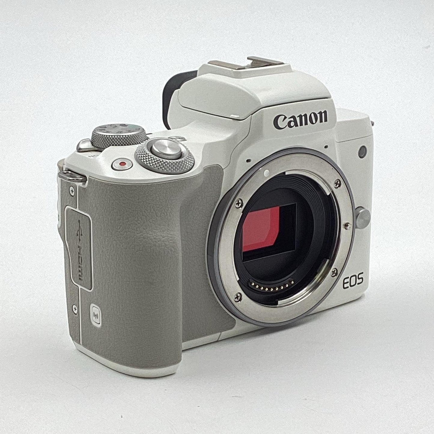 【全額返金保証】【最速発送】Canon デジタル一眼 EOS Kiss M2 ボディ [ホワイト] 美品 動作確認済