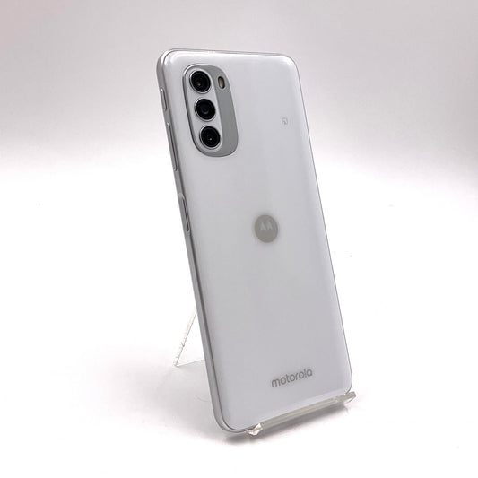 【全額返金保証】【最速発送】Motorola moto g 52j 5G 128GB パールホワイト SIMフリー XT2219-1 白ロム 美品 動作確認済
