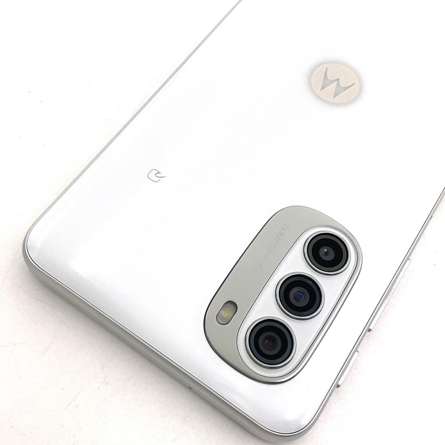 【全額返金保証】【最速発送】Motorola moto g 52j 5G 128GB パールホワイト SIMフリー XT2219-1 白ロム 美品 動作確認済