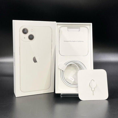 【全額返金保証】【最速発送】Apple iPhone iPhone 13 128GB スターライト Softbank SIMフリー 美品 動作確認済 86%
