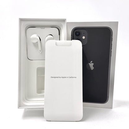 【全額返金保証】【最速発送】Apple iPhone iPhone 11 64GB ブラック docomo SIMフリー 白ロム 動作確認済 100%
