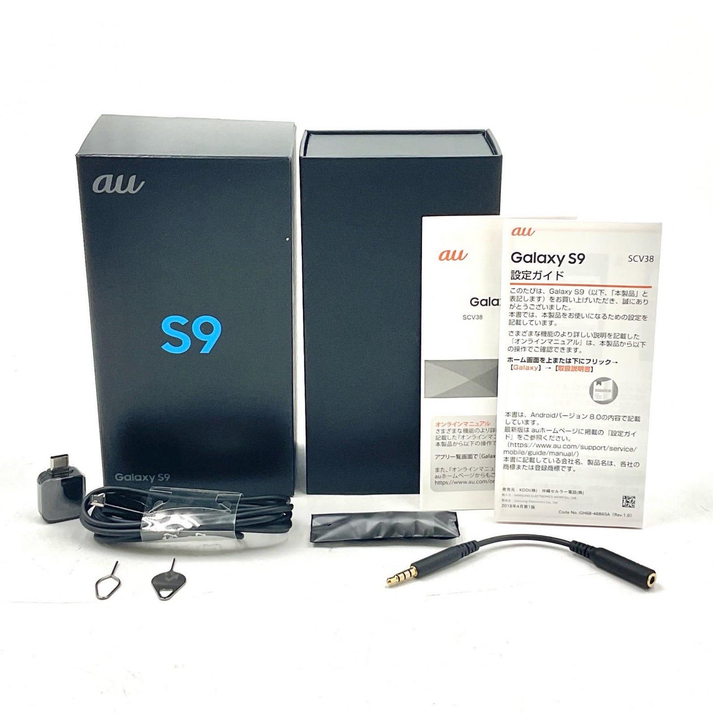 【全額返金保証】【最速発送】SAMSUNG Galaxy Galaxy s9 64GB ミッドナイトブラック au SIMフリー SCV38 白ロム 動作確認済
