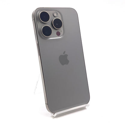 【全額返金保証】【最速発送】Apple iPhone iPhone 15 Pro 256GB ナチュラルチタニウム docomo 白ロム 美品 動作確認済 97%