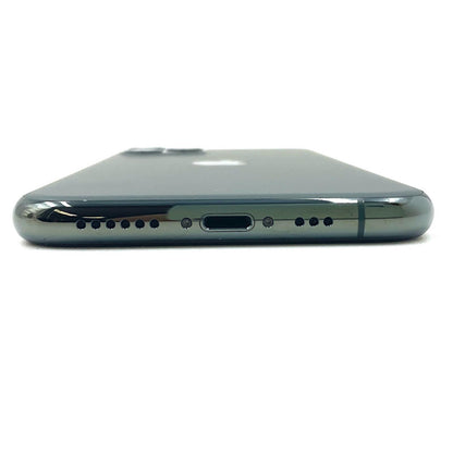【全額返金保証】【最速発送】Apple iPhone iPhone 11 Pro 256GB ミッドナイトグリーン au 白ロム 美品 動作確認済 97%