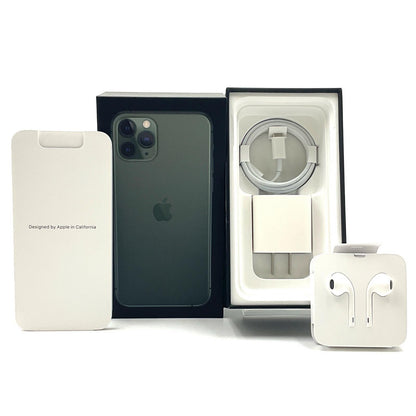 【全額返金保証】【最速発送】Apple iPhone iPhone 11 Pro 256GB ミッドナイトグリーン au 白ロム 美品 動作確認済 97%