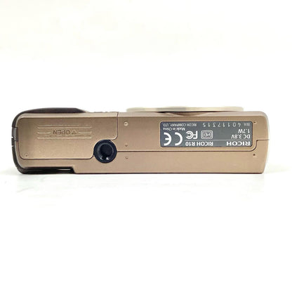 【全額返金保証】【最速発送】RICOH コンパクトデジタルカメラ R10 [ブラウン] 動作確認済