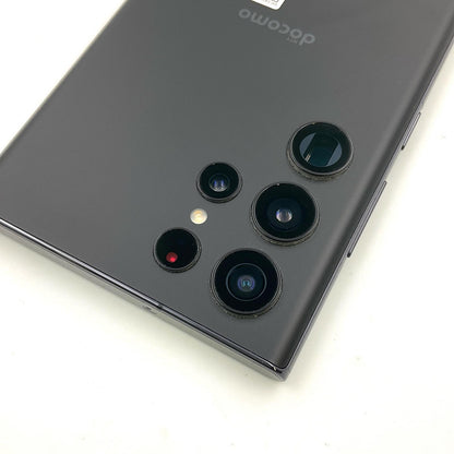 【最速発送】SAMSUNG Galaxy S22 UItra 256GB Phantom Black docomo SC-52C 白ロム【難有】