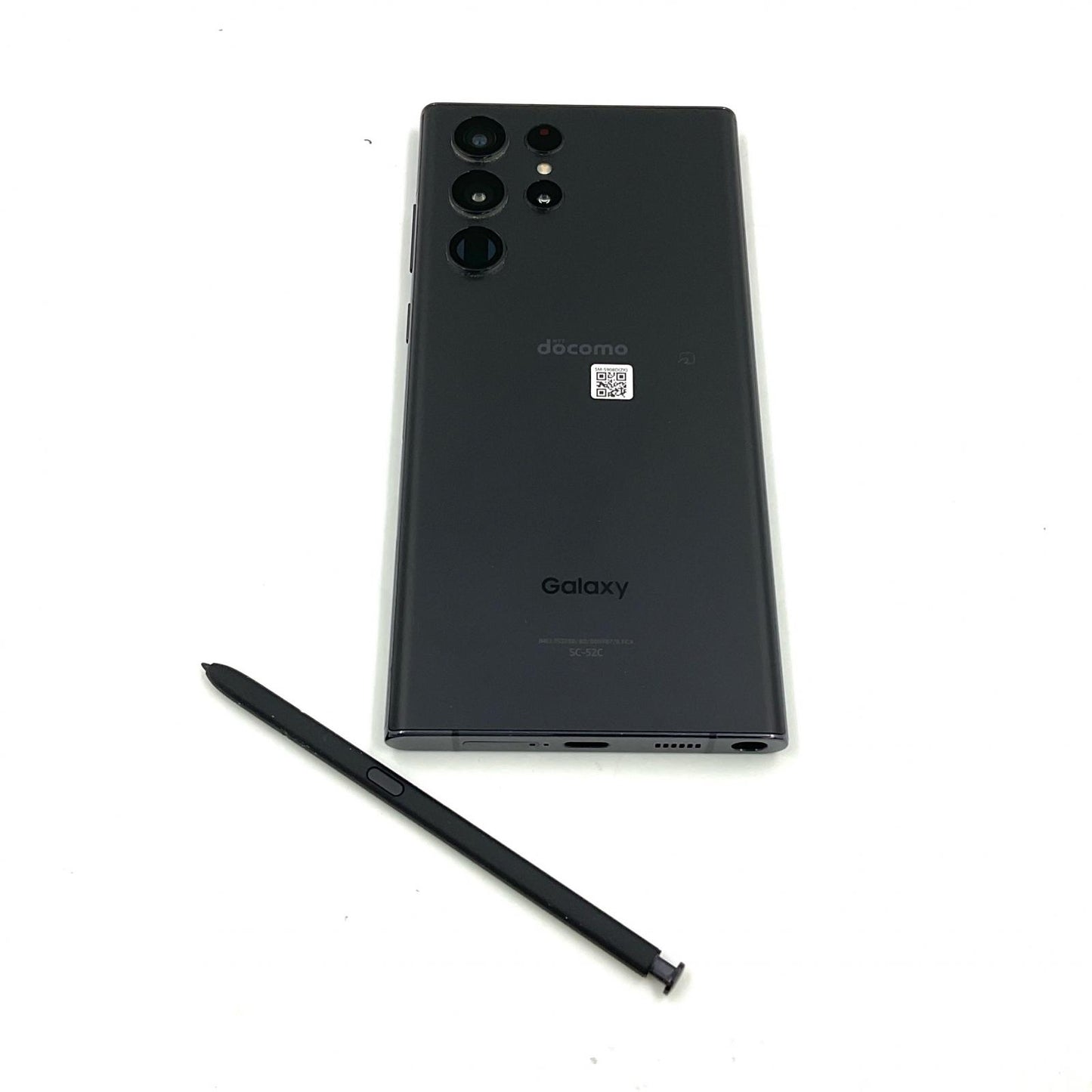 【最速発送】SAMSUNG Galaxy S22 UItra 256GB Phantom Black docomo SC-52C 白ロム【難有】