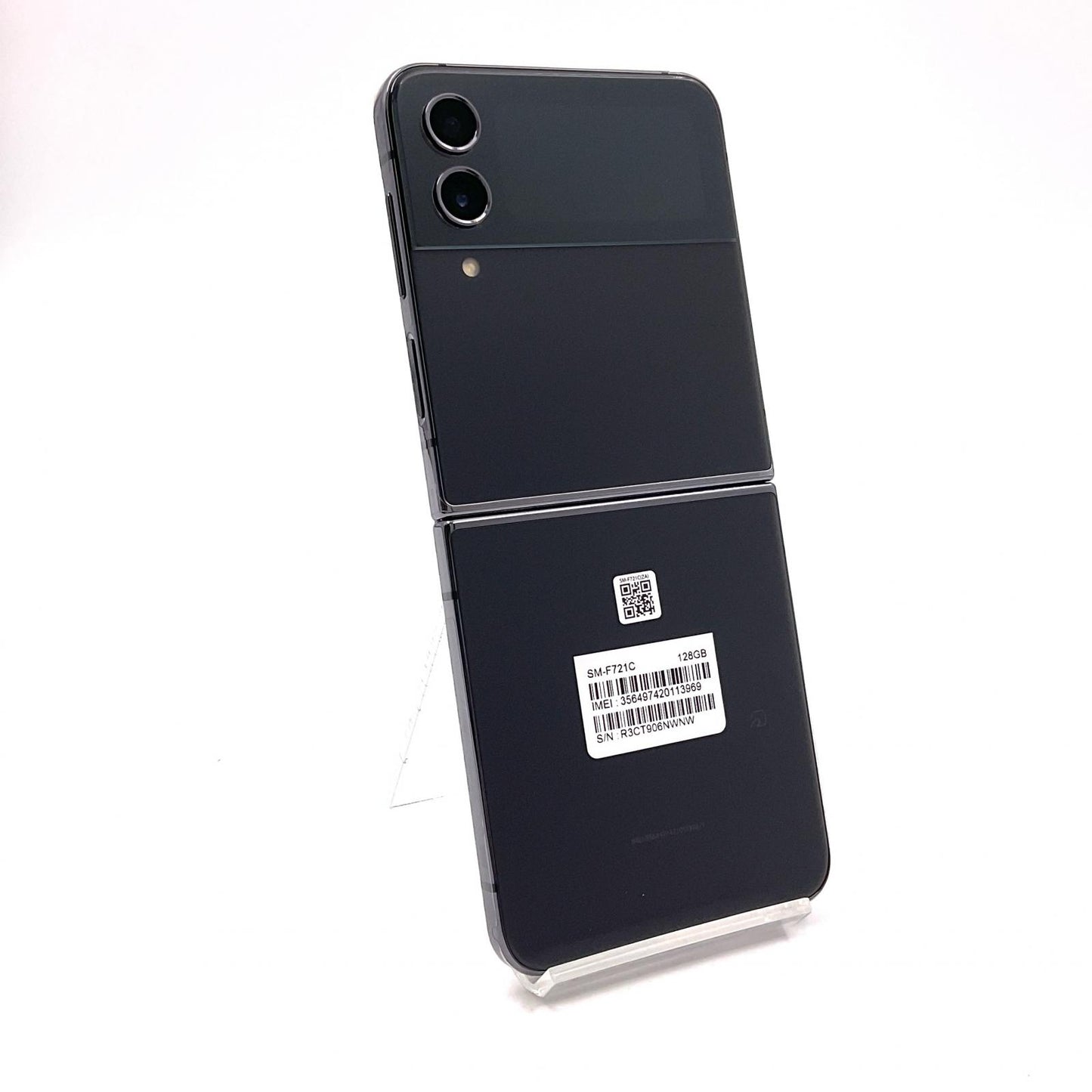 【全額返金保証】【最速発送】SAMSUNG Galaxy Z Flip4 128GB グラファイト 楽天モバイル SM-F721C 超美品 動作確認済