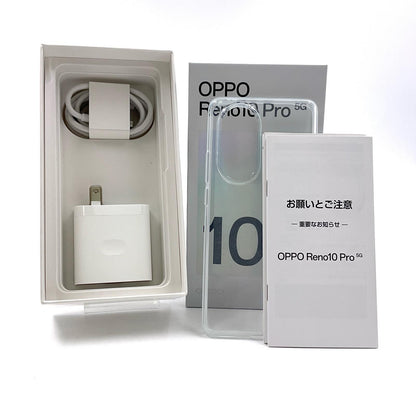 【全額返金保証】【最速発送】OPPO Reno OPPO Reno 10 Pro 256GB グロッシーパープル Softbank SIMフリー A302OP 白ロム 動作確認済