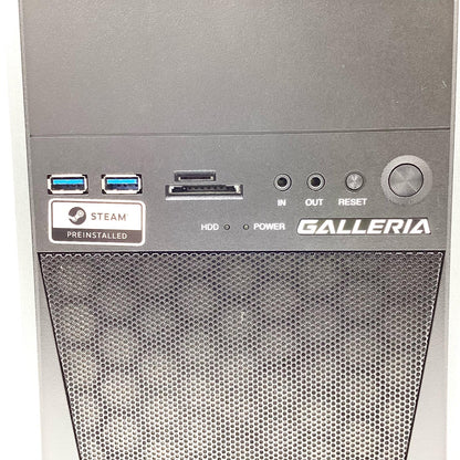 【全額返金保証】【最速発送】ドスパラ ゲーミングデスクトップPC GALLERIA RH5 AMD Ryzen 5 2600 8GB M.2 SSD 256GB NVIDIA GeForce GTX 1650 動作確認済