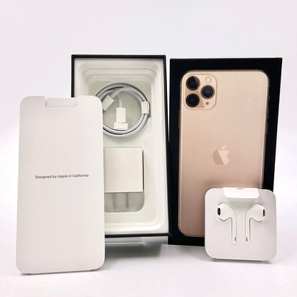 【全額返金保証】【最速発送】Apple iPhone iPhone 11 Pro Max 64GB ゴールド Softbank 白ロム 美品 動作確認済 77%