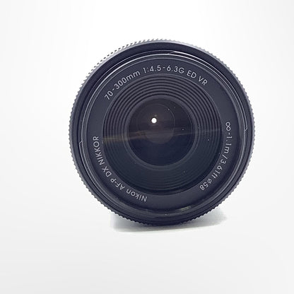 【全額返金保証】【最速発送】Nikon AF-P DX NIKKOR 70-300mm f/4.5-6.3G ED VR 美品 動作確認済