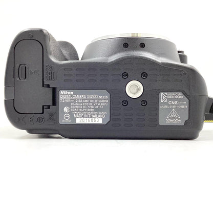 【全額返金保証】【最速発送】Nikon デジタル一眼 D3400 ボディ ブラック 動作確認済