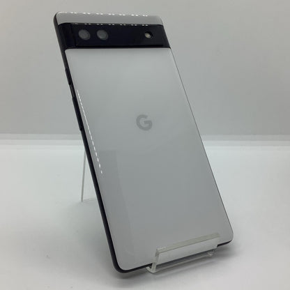 【全額返金保証】【最速発送】Google Pixel 6a 128GB Chalk au GA03714-JP 白ロム 動作確認済