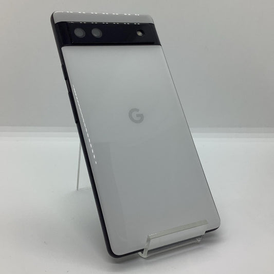 【全額返金保証】【最速発送】Google Pixel 6a 128GB Chalk au GA03714-JP 白ロム 動作確認済